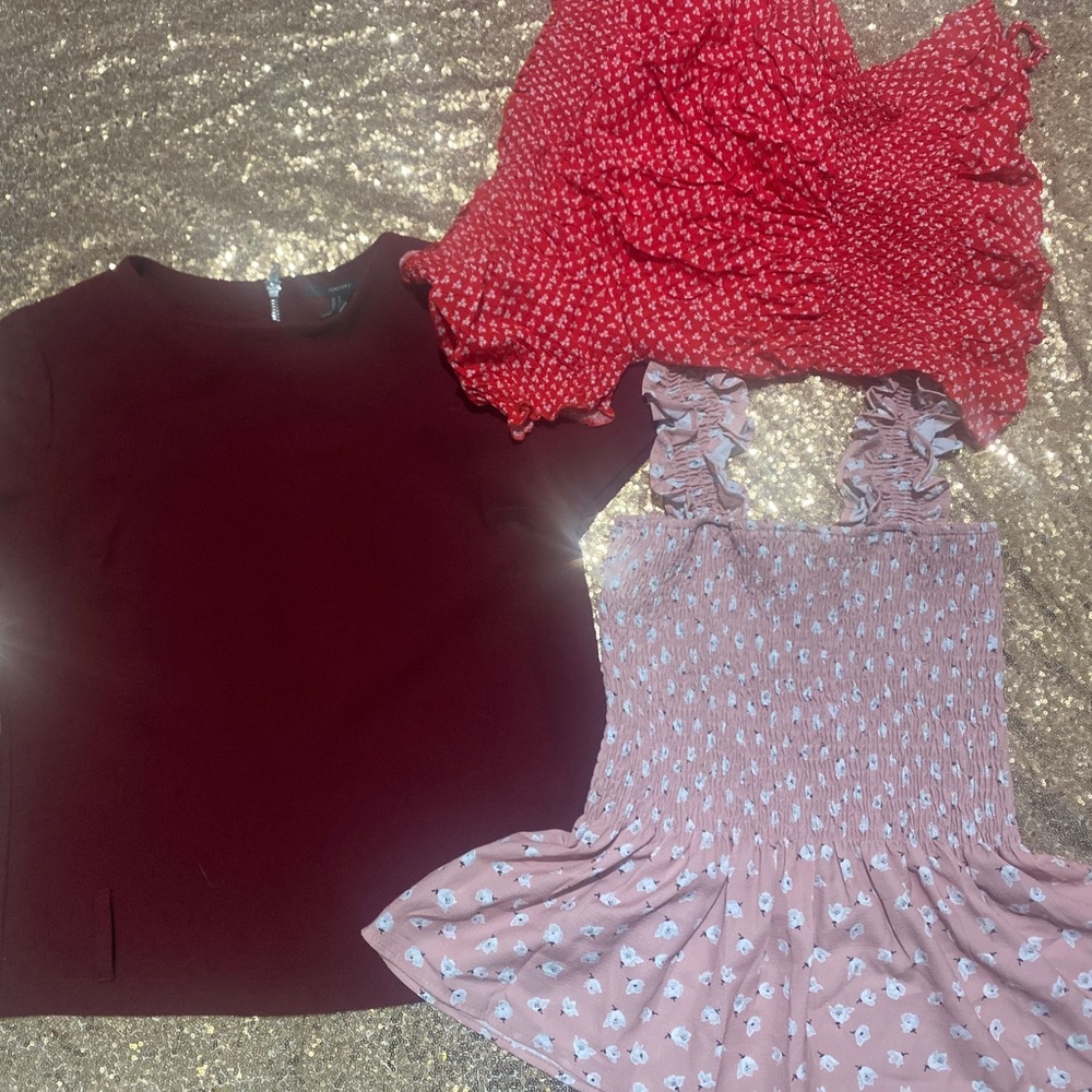3 New women’s blouses & gently used